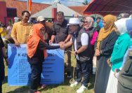Doc.Keluarga Besar Bakrie melalui program “Kurban untuk Negeri” menyalurkan 8 ekor sapi kurban—satu di antaranya berbobot hingga 1,4 ton—di Lapangan Desa Darma, Kecamatan Darma (Foto Dokumentasi: MI)
