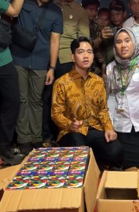 Doc. Wapres saat berkunjung ke posko