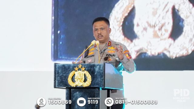 Doc. Kepala Korps Lalu Lintas (Kakorlantas) Polri Irjen Pol Drs. Agus Suryonugroho, S.H., M.Hum., memberikan arahan strategis kepada seluruh Direktur Lalu Lintas (Dirlantas) se-Idonesia