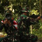 Doc. Prajurit Lanud Sam Ratulangi melaksanakan latihanT aktik Regu dan Patroli bertempat di Air Terjun Tunan Talawaan kabupaten Minahasa Utara