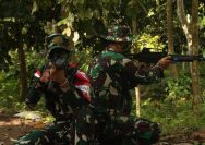 Doc. Prajurit Lanud Sam Ratulangi melaksanakan latihanT aktik Regu dan Patroli bertempat di Air Terjun Tunan Talawaan kabupaten Minahasa Utara