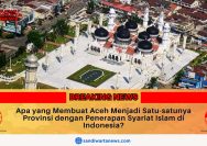 Doc. Foto udara Masjid Raya Baiturrahman yang berada di pusat Kota Banda Aceh. Masjid bersejarah ini menjadi simbol kekuatan spiritual masyarakat Aceh dan ikon penerapan syariat Islam di provinsi paling barat Indonesia. (Sumber Foto Dokumentasi: Tempo.co).
