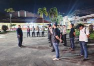 Doc. Malam Minggu yang biasanya diwarnai dengan keramaian di Kota Ketapang kali ini terasa lebih tenang dan aman berkat sigapnya jajaran Polres Ketapang