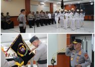 Doc. Dalam balutan khidmat dan penuh makna, Kepolisian Daerah Sulawesi Tengah (Polda Sulteng) menggelar tradisi sakral pencucian Pataka Polda Sulteng “Wira Dharma Brata”. Upacara yang berlangsung di Aula Rupatama Polda Sulteng pada hari Rabu, 18 Juni 2025 ini menjadi salah satu penanda penting menjelang peringatan Hari Bhayangkara Ke-79 yang akan jatuh pada 1 Juli 2025 mendatang. Tradisi ini bukan sekadar ritual tahunan, melainkan sebuah momen refleksi mendalam, menegaskan kembali komitmen Polri untuk mengabdi kepada masyarakat di tengah dinamika zaman