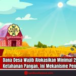 Doc. Gambar ilustrasi ini menampilkan sebuah lumbung dan berbagai macam makanan. Gambar ini hanya ilustrasi untuk artikel tentang alokasi minimal 20% Dana Desa untuk ketahanan pangan dan bukan representasi kejadian atau lokasi spesifik. Tujuannya adalah untuk menjelaskan pentingnya program ketahanan pangan di desa. (Doc: sandiwartaNews.com).