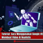 Doc. Gambar ilustrasi ini menampilkan robot yang keluar dari layar laptop. Gambar ini hanya ilustrasi untuk artikel tentang cara menggunakan Google VEO 3 untuk membuat video AI realistis dan bukan representasi kejadian atau lokasi spesifik. Tujuannya adalah untuk menjelaskan cara menggunakan platform tersebut. (Doc: sandiwartaNews.com).