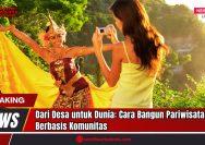 Doc. Gambar ilustrasi ini menampilkan seorang penari tradisional dan seorang turis yang sedang memotretnya. Gambar ini hanya ilustrasi untuk artikel tentang cara membangun pariwisata berbasis komunitas dan bukan representasi kejadian atau lokasi spesifik. Tujuannya adalah untuk menjelaskan pentingnya keterlibatan masyarakat dalam pengembangan desa wisata. (Doc: sandiwartaNews.com).