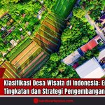 Doc. Gambar ilustrasi ini menunjukkan foto udara sebuah desa di Indonesia yang menampilkan sawah dan rumah-rumah penduduk. Gambar ini hanya ilustrasi untuk artikel tentang klasifikasi desa wisata di Indonesia dan bukan representasi kejadian atau lokasi spesifik. Tujuannya adalah untuk menjelaskan empat tingkatan klasifikasi desa wisata dan strategi pengembangannya. (Doc: sandiwartaNews.com).