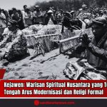 Doc. Gambar ilustrasi ini menunjukkan sebuah upacara tradisional di pantai. Gambar ini hanya ilustrasi untuk artikel tentang Kejawen, warisan spiritual Nusantara, dan bukan representasi kejadian atau lokasi spesifik. Tujuannya adalah untuk menjelaskan keberadaan dan kelanjutan Kejawen di tengah arus modernisasi dan agama formal. (Doc: sandiwartaNews.com).