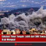 Doc. Asap tebal membubung dari kawasan permukiman di Timur Tengah akibat serangan udara dalam konflik antara Israel dan Iran yang terus memanas. Gambar ini merepresentasikan dampak nyata eskalasi militer terhadap wilayah sipil, menimbulkan kekhawatiran akan potensi krisis kemanusiaan yang lebih luas. (Sumber Foto Dokumentasi: voaindonesia).