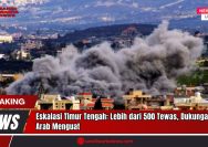 Doc. Asap tebal membubung dari kawasan permukiman di Timur Tengah akibat serangan udara dalam konflik antara Israel dan Iran yang terus memanas. Gambar ini merepresentasikan dampak nyata eskalasi militer terhadap wilayah sipil, menimbulkan kekhawatiran akan potensi krisis kemanusiaan yang lebih luas. (Sumber Foto Dokumentasi: voaindonesia).