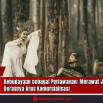 Doc. Dua seniman tradisional memperagakan elemen kebudayaan lokal dalam balutan busana dan ekspresi yang sarat makna filosofis. Gambar ini merupakan ilustrasi semata, tidak mewakili peristiwa atau tokoh tertentu, dan digunakan untuk memperkuat narasi editorial tentang pentingnya merawat jati diri budaya di tengah derasnya arus komersialisasi. (Doc: sandiwartaNews.com).