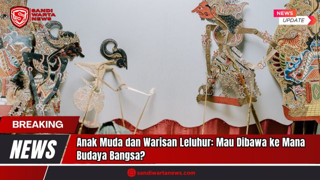Doc. Sejumlah tokoh wayang kulit tradisional ditampilkan dalam latar pertunjukan, menggambarkan kekayaan filosofi dan nilai luhur warisan budaya Indonesia. Gambar ini merupakan ilustrasi, tidak terkait langsung dengan peristiwa atau tokoh tertentu, dan digunakan untuk memperkuat pesan editorial tentang pentingnya merawat jati diri budaya di tengah arus komersialisasi yang semakin kuat. (Doc: sandiwartaNews.com).