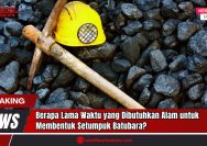 Doc. Tumpukan batubara hitam pekat menjadi latar kuat dalam gambar ini, dengan helm keselamatan berwarna kuning dan alat tambang berupa linggis yang diletakkan di atasnya. Foto ini menggambarkan esensi dari kerja keras para penambang serta proses panjang yang dibutuhkan alam untuk membentuk batubara. Terbentuk dari tumbuhan purba yang terkubur dan mengalami tekanan serta panas selama ratusan juta tahun, batubara merupakan sumber energi fosil yang menyimpan jejak sejarah geologi bumi. Gambar ini menjadi pengingat bahwa di balik setiap bongkahan batu hitam, tersimpan warisan energi matahari dari masa silam yang merupakan hasil dari proses alam yang tidak dapat diperbarui. (Doc: SandiWartaNews.com).