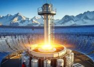Doc. Sebuah reaktor surya inovatif di pegunungan Alpen, Swiss, dikembangkan untuk mengubah udara dan sinar matahari menjadi bahan bakar jet sintetis yang netral karbon. Fasilitas ini menjadi simbol kemajuan teknologi energi bersih di sektor penerbangan. (Doc: ilustrasi – SandiWartaNews.com).