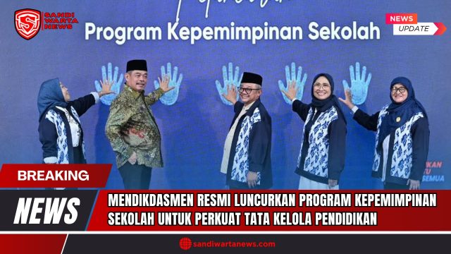 Doc. Para pejabat Kemendikdasmen dan pemangku kebijakan pendidikan berpartisipasi dalam peluncuran Program Kepemimpinan Sekolah yang diselenggarakan pada Senin, 23 Juni 2025 di Jakarta. Acara ini juga dihadiri oleh perwakilan guru, kepala sekolah, dan tenaga kependidikan dari wilayah Jabodetabek. (Sumber Foto Dokumentasi: Humas - Kemendikdasmen).