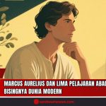 Doc. Seorang pria tampak sedang merenung dalam suasana tenang dan alami, melambangkan pencarian makna dan ketenangan di tengah hiruk-pikuk dunia modern. Catatan: Gambar ini merupakan ilustrasi dan tidak menggambarkan sosok Marcus Aurelius secara historis. Ilustrasi ini digunakan semata untuk memperkuat pesan editorial mengenai refleksi dan kebijaksanaan. (Doc: SandiWartaNews.com).