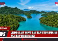 Doc. Panorama gugusan pulau Raja Ampat di Papua Barat yang memikat dunia dengan keindahan lautnya, menjadi latar hidupnya legenda tujuh telur yang melahirkan empat raja besar, asal mula nama “Raja Ampat” yang kini dikenal sebagai warisan alam dan budaya Indonesia. (Doc: SandiWartaNews.com).