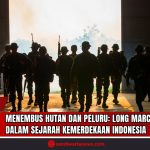 Doc. Ilustrasi yang menggambarkan perjalanan panjang dan penuh tantangan yang dilakukan oleh pasukan Divisi Siliwangi dalam Long March. Siluet para prajurit yang berjalan menuju cahaya melambangkan perjuangan mereka menembus hutan dan menghadapi bahaya dalam mempertahankan kemerdekaan Indonesia. Gambar ini menjadi representasi dari keberanian dan pengorbanan para pahlawan Siliwangi. (Foto: SandiWartaNews.com).