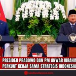 Doc. Menteri Pertahanan RI Prabowo Subianto dan Perdana Menteri Malaysia Anwar Ibrahim dalam konferensi pers bersama, menyepakati penguatan kerja sama strategis bilateral kedua negara. (Sumber Foto: Tangkapan Layar Youtube Chanel Sekretariat Kepresidenan).