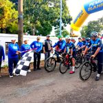 Doc. ratusan pesepeda membanjiri halaman Pertasi Kencana dalam acara "Gowes Bareng" yang diselenggarakan oleh Forum Teknologi Informasi poto ; IR