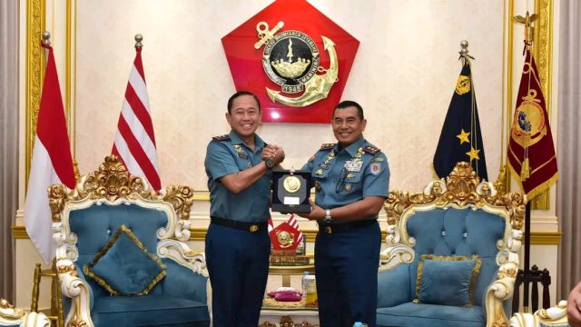 Doc. Markas Komando Korps Marinir (Mako Kormar) menjadi saksi bisu pengukuhan sinergi strategis antara pilar-pilar kekuatan laut Indonesia.[ poto: Marinir Al]