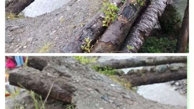 Doc. Jembatan yang ambruk ini memang bukan bangunan permanen. Sejak lama, kondisinya telah menjadi keluhan utama masyarakat.