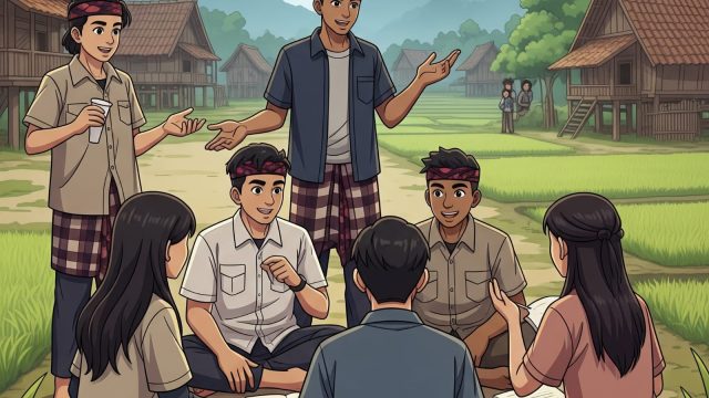 Doc. ilustrasi semangat karang taruna sedang berdiskusi [poto: sandiwartanews.com]