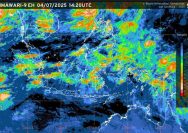 Doc.pola cuaca yang akan meliputi berbagai provinsi di Indonesia [ Poto: BMKG]