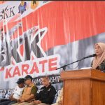 wakil-bupati-kuningan-karate Wakil Bupati Kuningan Tuti Andriani membuka SKK Karate Championship 2025 di hadapan para atlet karateka Jawa Barat