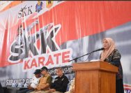 wakil-bupati-kuningan-karate Wakil Bupati Kuningan Tuti Andriani membuka SKK Karate Championship 2025 di hadapan para atlet karateka Jawa Barat