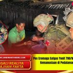 Pos Eromaga Satgas Yonif 700/Wyc Jadi Oase Kemanusiaan di Pedalaman Papua