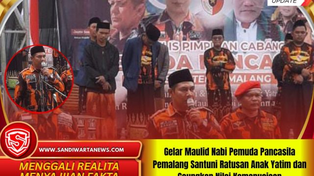Gelar Maulid Nabi Pemuda Pancasila Pemalang Santuni Ratusan Anak Yatim dan Gaungkan Nilai Kemanusiaan
