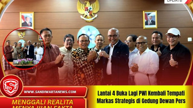 Lantai 4 Buka Lagi PWI Kembali Tempati Markas Strategis di Gedung Dewan Pers