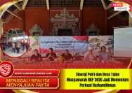 Sinergi Polri dan Desa Tajen Musyawarah RKP 2026 Jadi Momentum Perkuat Harkamtibmas