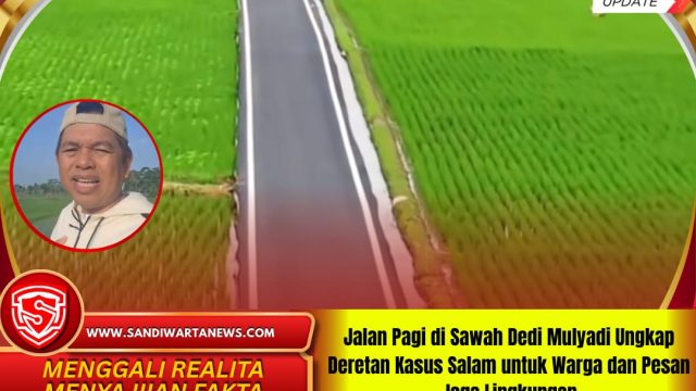 Jalan Pagi di Sawah Dedi Mulyadi Ungkap Deretan Kasus Salam untuk Warga dan Pesan Jaga Lingkungan