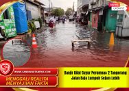 Banjir Kilat Guyur Perumnas 2 Tangerang Jalan Baja Lumpuh Sejam Lebih