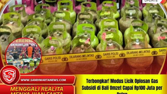 Terbongkar! Modus Licik Oplosan Gas Subsidi di Bali Omzet Capai Rp100 Juta per Bulan