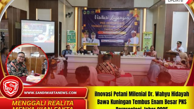 Inovasi Petani Milenial Dr. Wahyu Hidayah Bawa Kuningan Tembus Enam Besar PNS Berprestasi Jabar 2025