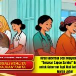 Viral! Gubernur Dedi Mulyadi Klarifikasi “Gerakan Sapoe Sarebu” Bukan Iuran untuk Gubernur Tapi Aksi Gotong Royong Warga Jabar