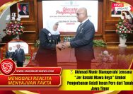🏅 Akhmad Munir Dianugerahi Lencana “Jer Basuki Mawa Beya” Simbol Pengorbanan Sejati Insan Pers dari Tanah Jawa Timur