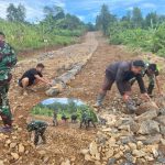 Spirit Tanah Pejuang Satgas TMMD ke-126 Kodim 0601/Pandeglang Buktikan Dedikasi Tanpa Lelah Bangun Jalan Harapan Warga