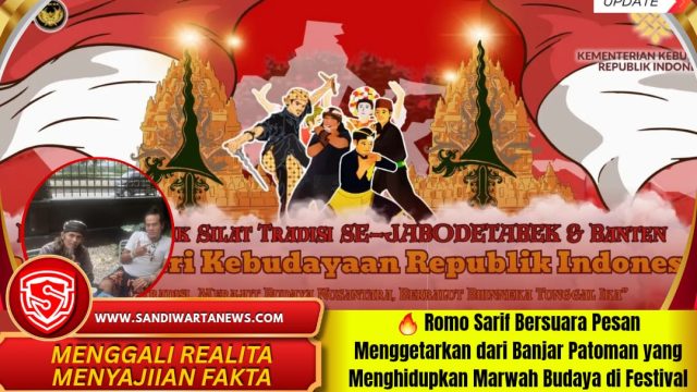 Romo Sarif Bersuara Pesan Menggetarkan dari Banjar Patoman yang Menghidupkan Marwah Budaya di Festival Pencak Silat Jabodetabek