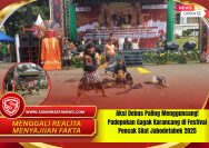 Aksi Debus Paling Mengguncang! Padepokan Gagak Karancang  di Festival Pencak Silat Jabodetabek 2025