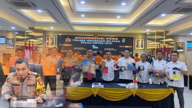 13 Kasus Terbongkar! Polres Tangsel Sapu Bersih Peredaran Obat Keras & Narkoba