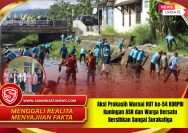 Aksi Prokasih Warnai HUT ke-54 KORPRI Kuningan ASN dan Warga Bersatu Bersihkan Sungai Surakatiga