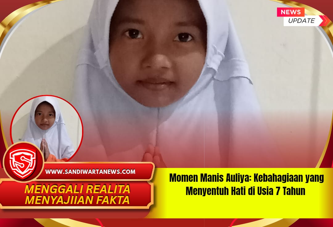 Momen Manis Auliya: Kebahagiaan yang Menyentuh Hati di Usia 7 Tahun