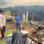 Gudang Tenda di Serdang Kulon Terbakar Respons Cepat Polsek Panongan Kendalikan Situasi