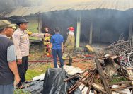 Gudang Tenda di Serdang Kulon Terbakar Respons Cepat Polsek Panongan Kendalikan Situasi