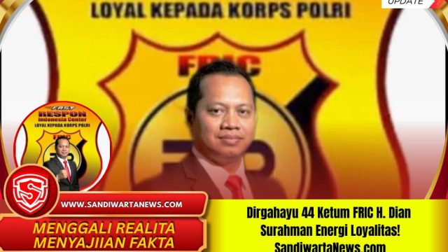 Dirgahayu 44 Ketum FRIC H. Dian Surahman